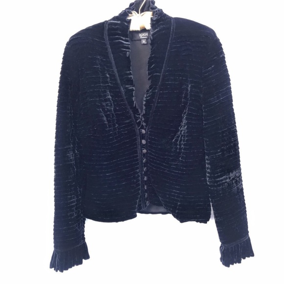 ✨2x HOST PICK✨ Tadashi Collection silk velvet blazer - Picture 4 of 9